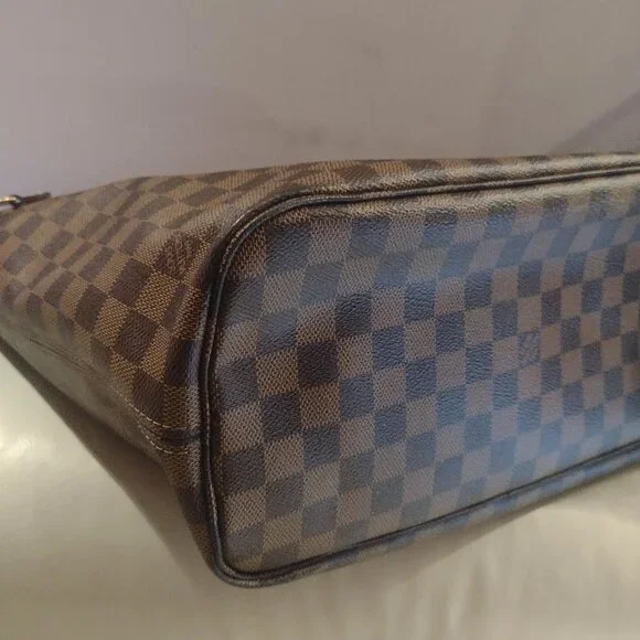 💯% Authentic Louis Vuitton  Neverfull Damier Ebene MM FULL SET🌹 - Picture 11 of 16